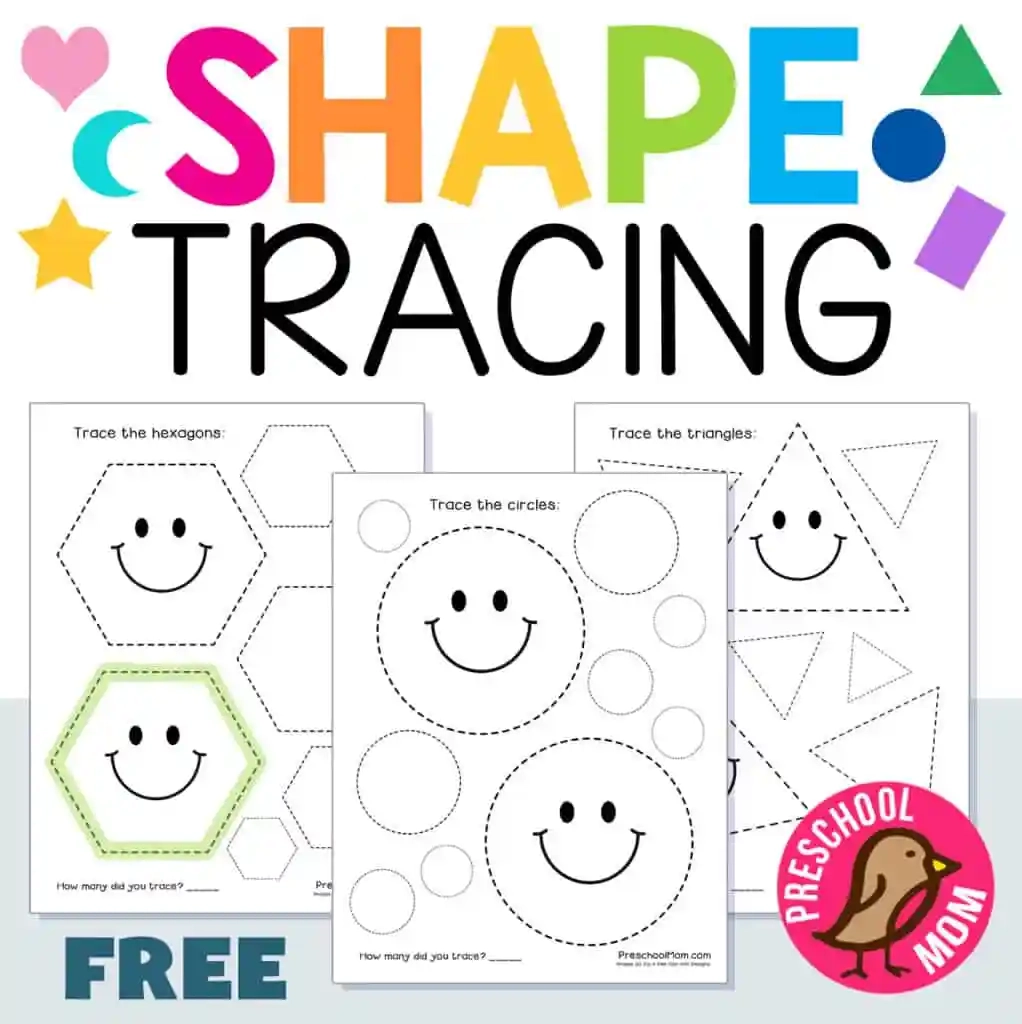 Shapes Worksheets Preschool Mom Shapes Worksheets Preschool Mom