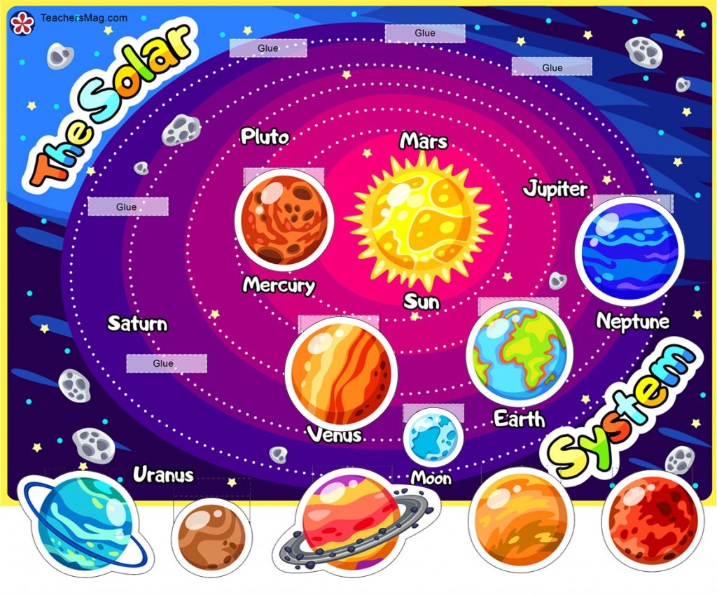 Solar System Printable Worksheet For Children TeachersMag
