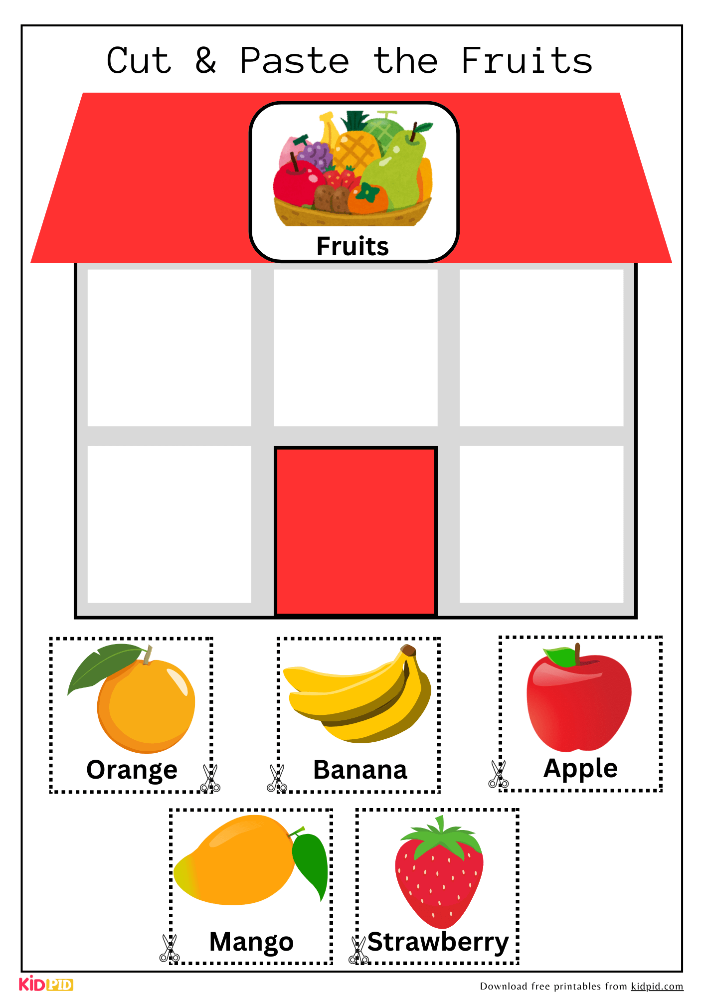 Sorting Words Vocabulary Cut Paste Printable Activity Kidpid Sorting Words Vocabulary Cut Paste Printable Activity Kidpid