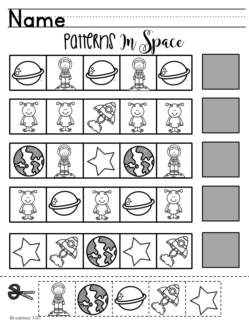 Space Theme Worksheets Made By Teachers