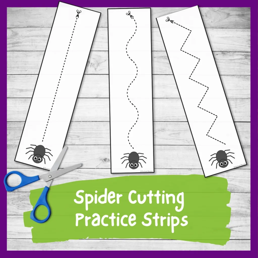 Spider Cutting Practice Strips Kindergarten Cutting Worksheet Nurtured Neurons Spider Cutting Practice Strips Kindergarten Cutting Worksheet Nurtured Neurons