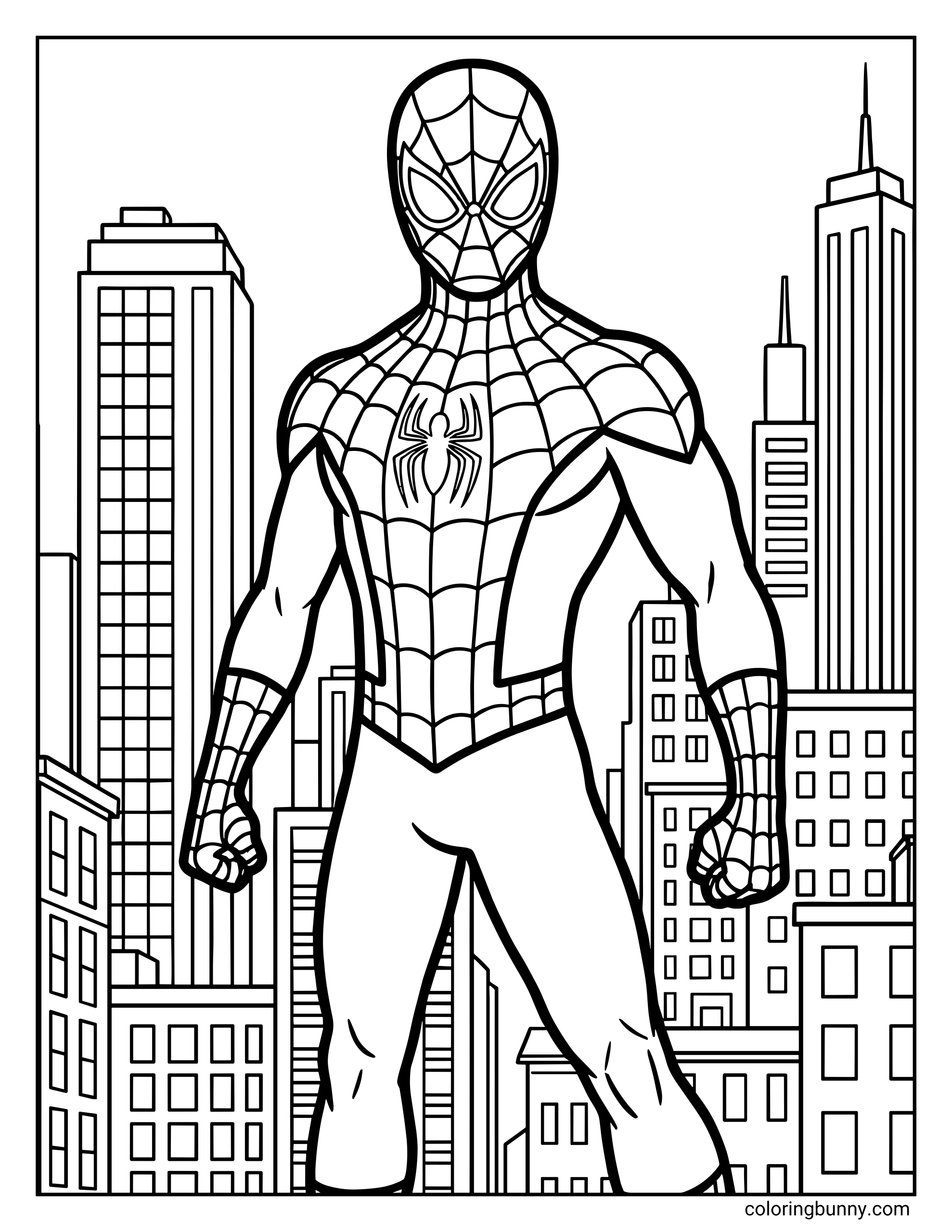Spider Man Coloring Pages 37 Free Printable PDFs 