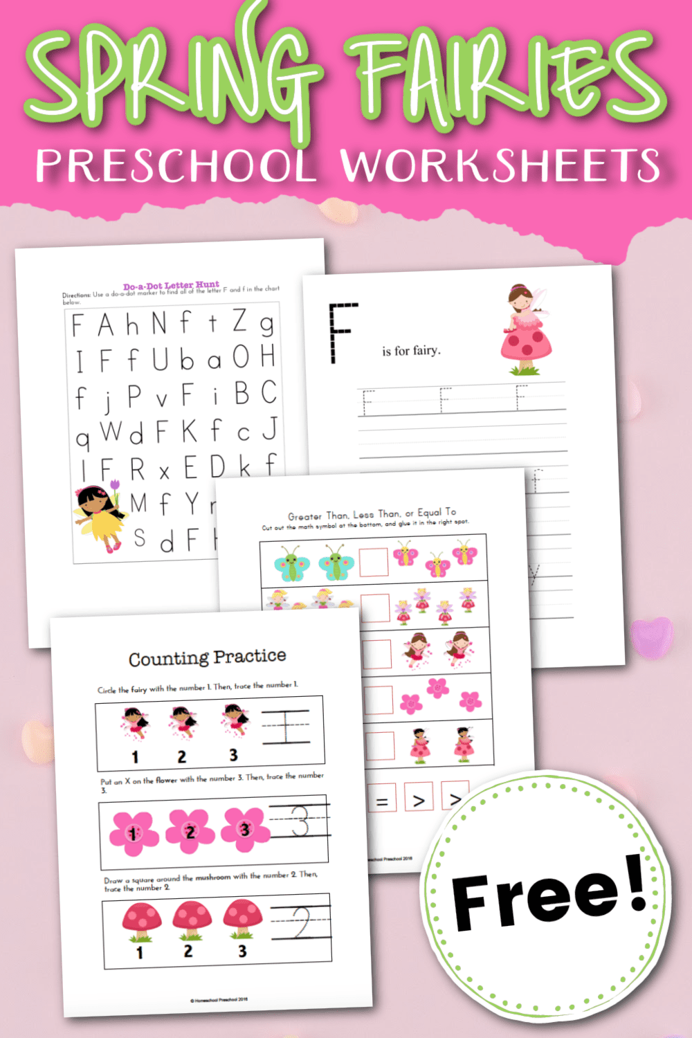 Spring Fairies Printable Whimsical Activities For Preschoolers Spring Fairies Printable Whimsical Activities For Preschoolers