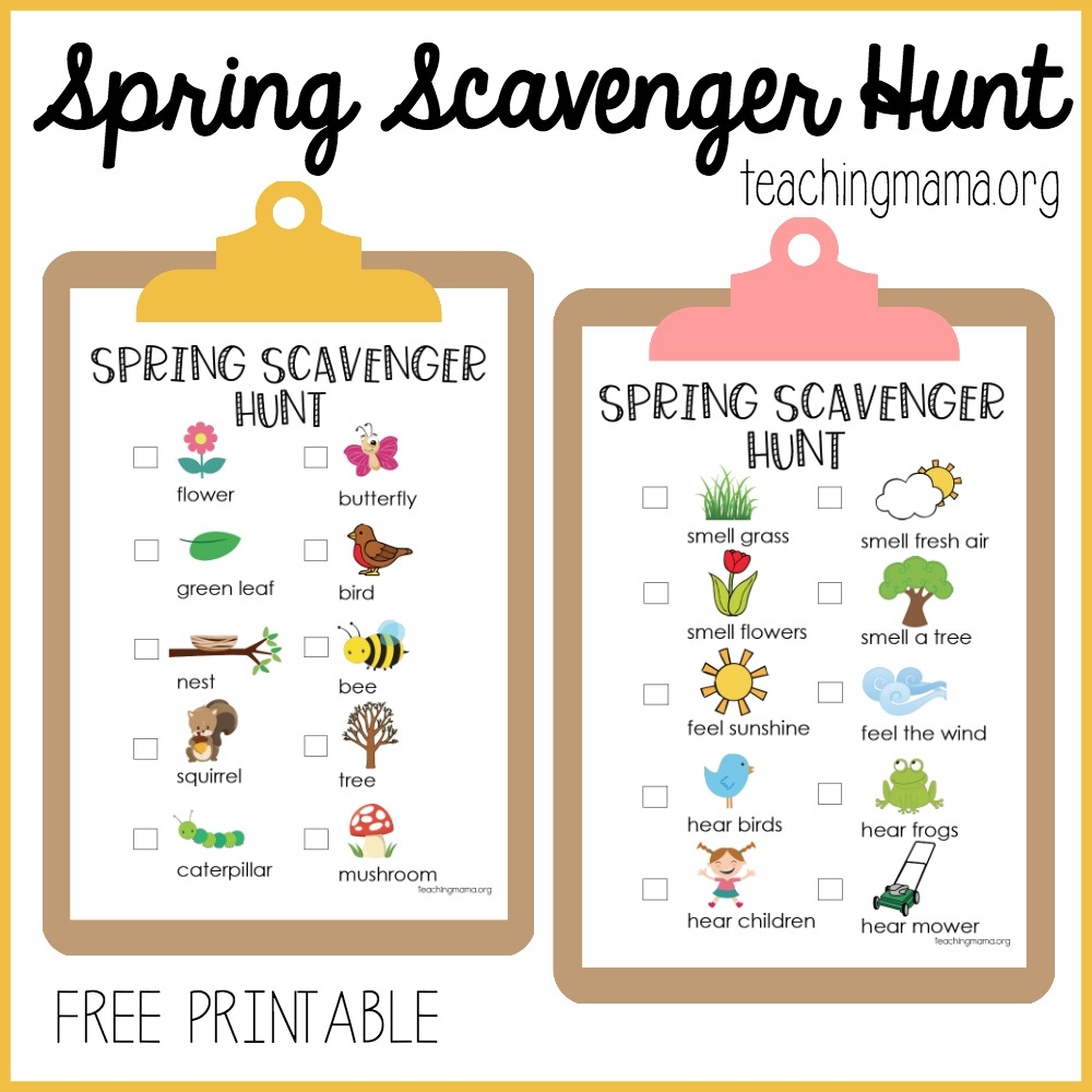 Spring Scavenger Hunt