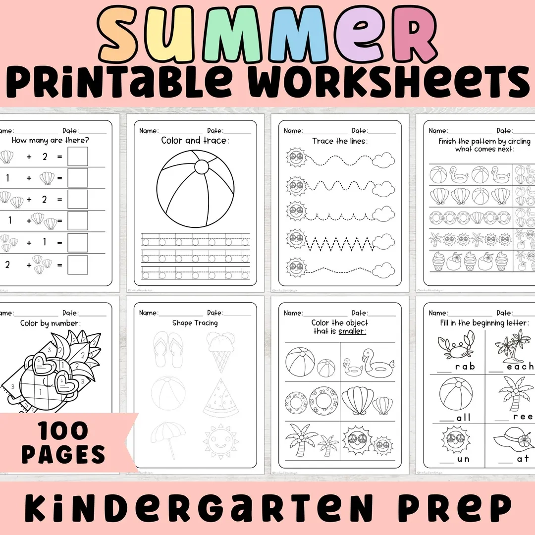 Summer Review Worksheets For Preschool And Kindergarten Prep Printable Learning Packet Pre k End Of Year Review Kindergarten Readiness Etsy Ireland Summer Review Worksheets For Preschool And Kindergarten Prep Printable Learning Packet Pre k End Of Year Review Kindergarten Readiness Etsy Ireland
