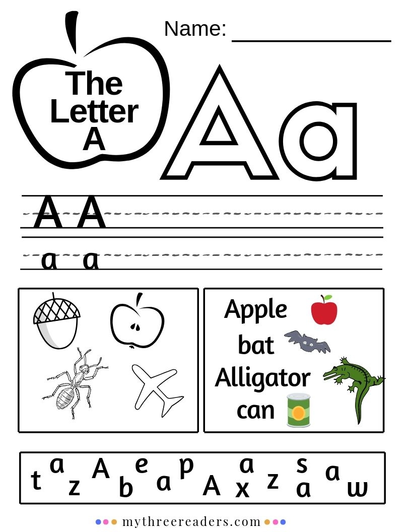 Teaching The Letter A Activities Crafts Printables Songs About The Letter A MUCH More