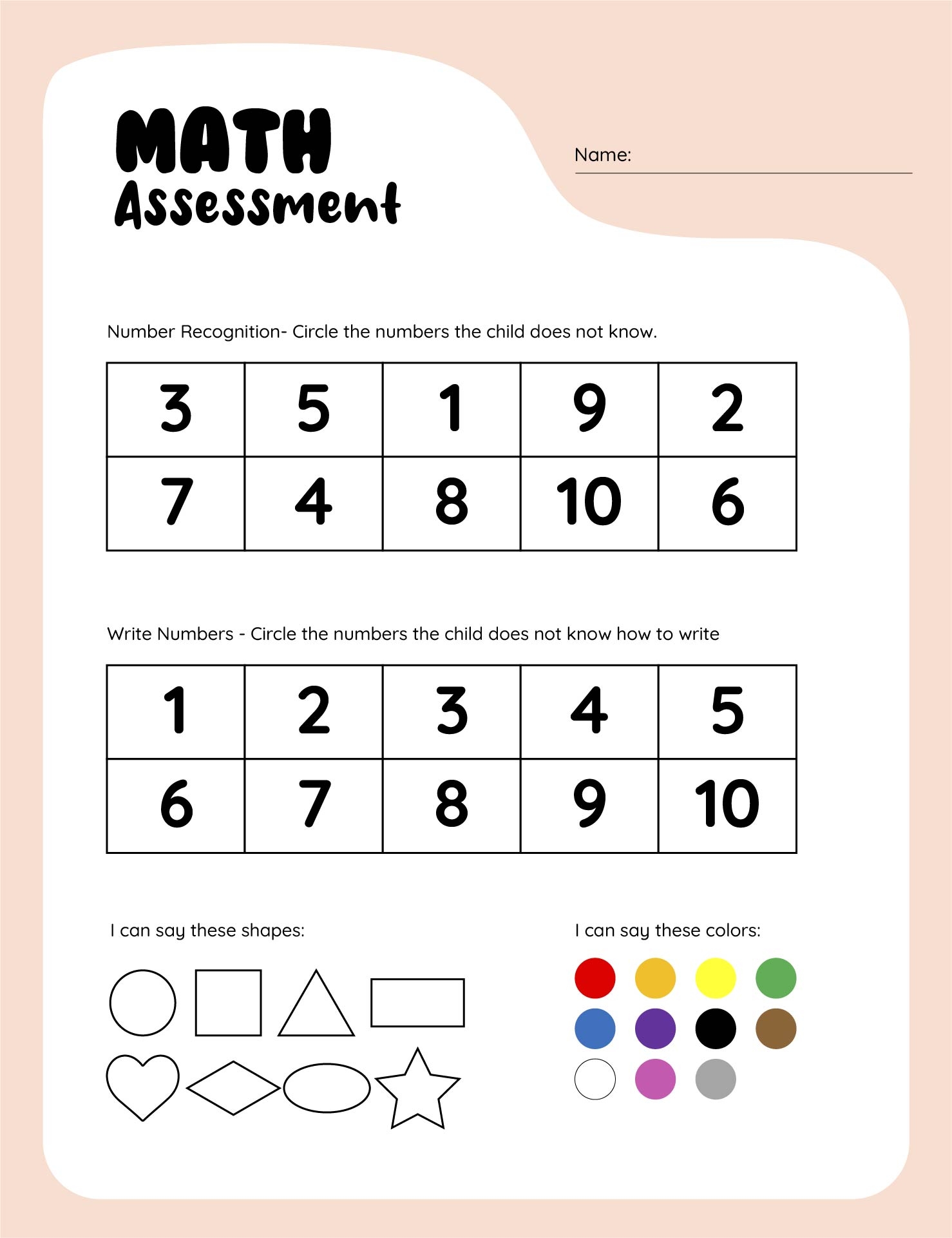Templates Preschool Assessment 12 Free PDF Printables Printablee Templates Preschool Assessment 12 Free PDF Printables Printablee