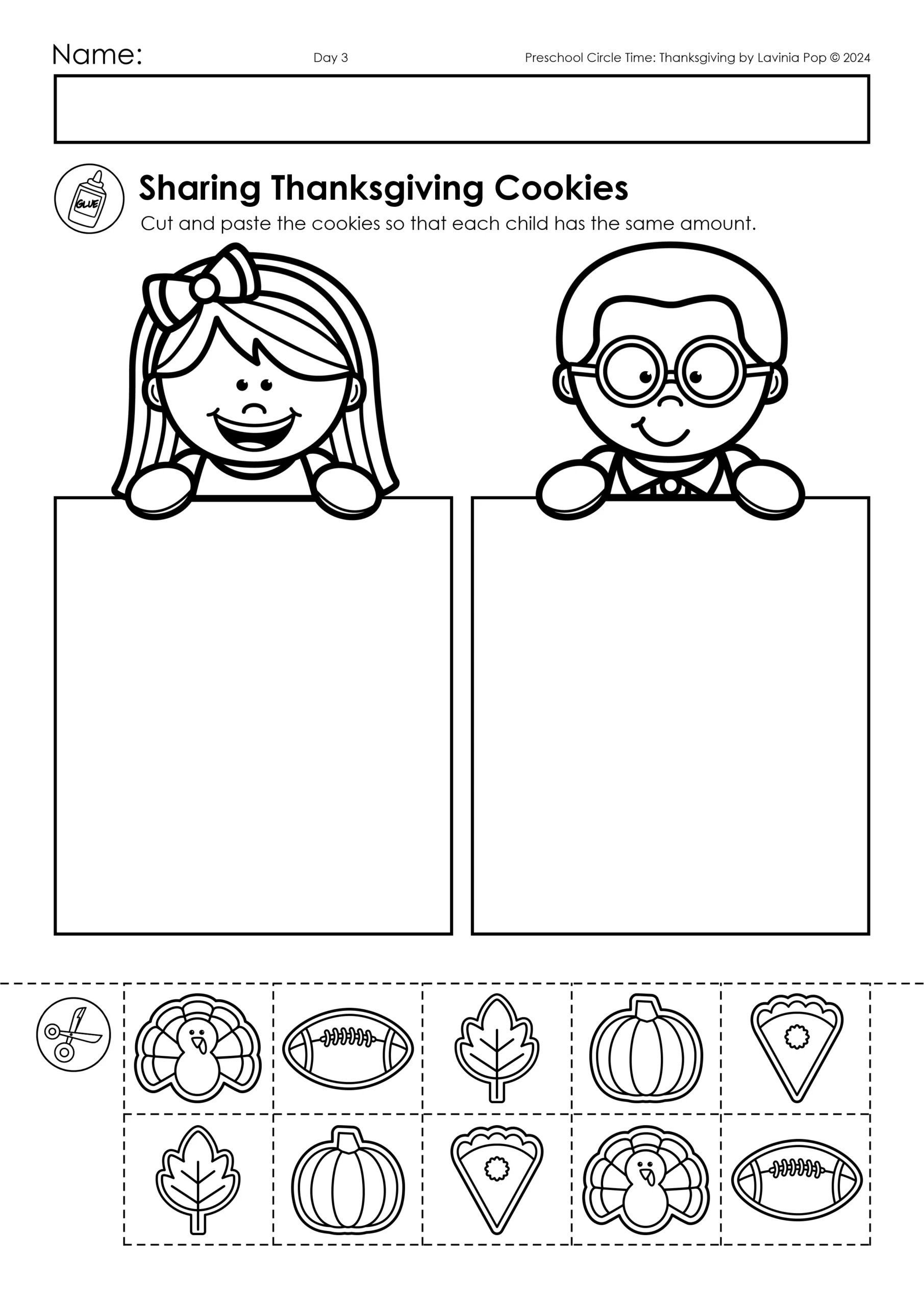 Thanksgiving Preschool Circle Time Plan