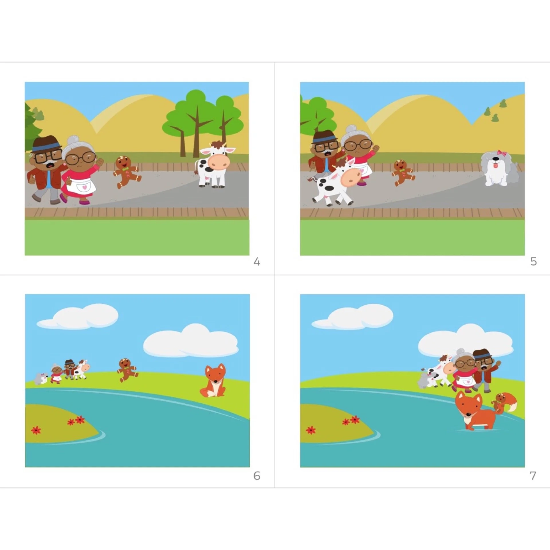 The Gingerbread Man Wordless Picture Book Speech Activities For Preschoolers SLP
