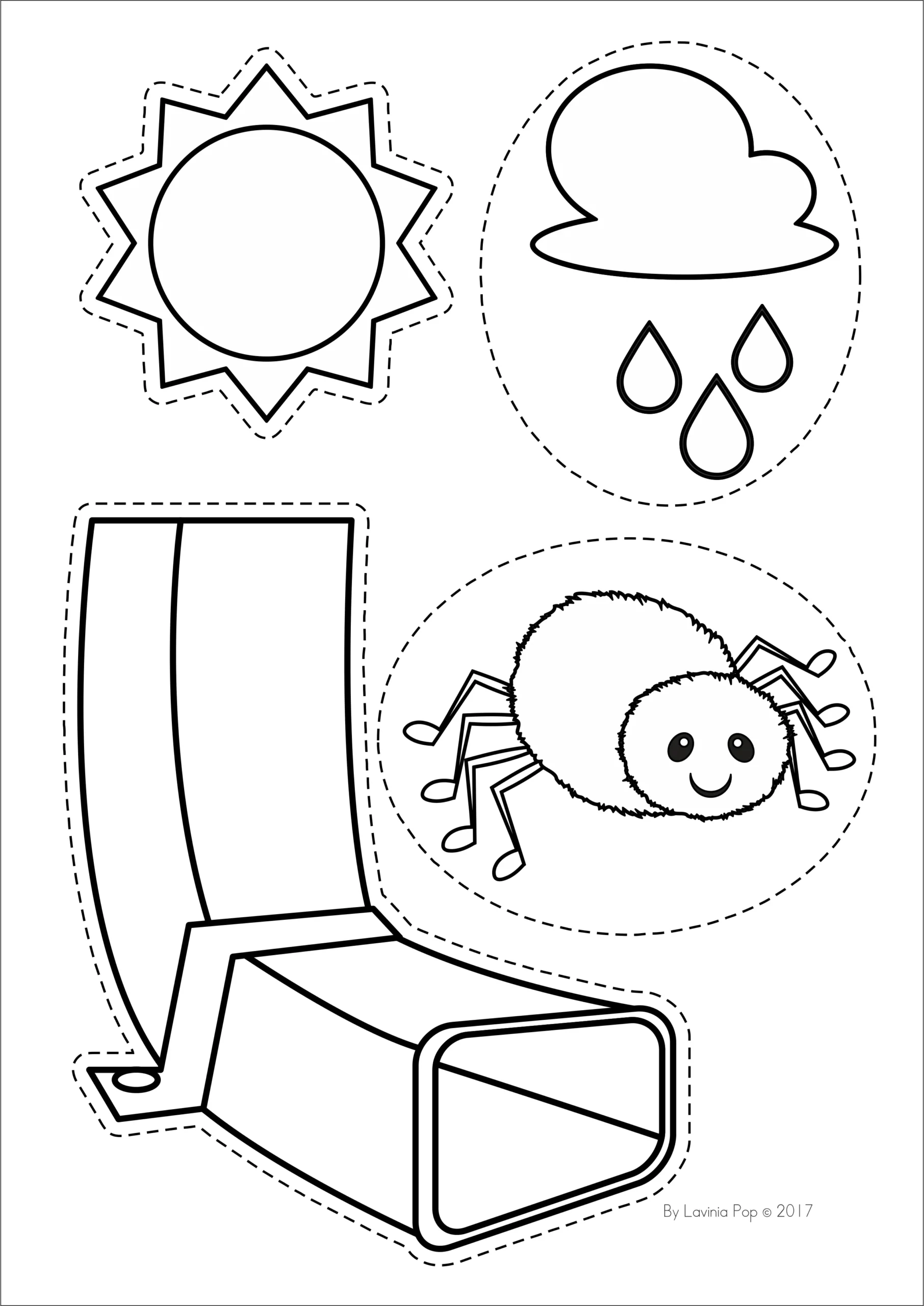 The Itsy Bitsy Spider The Incy Wincy Spider Worksheets And Activities