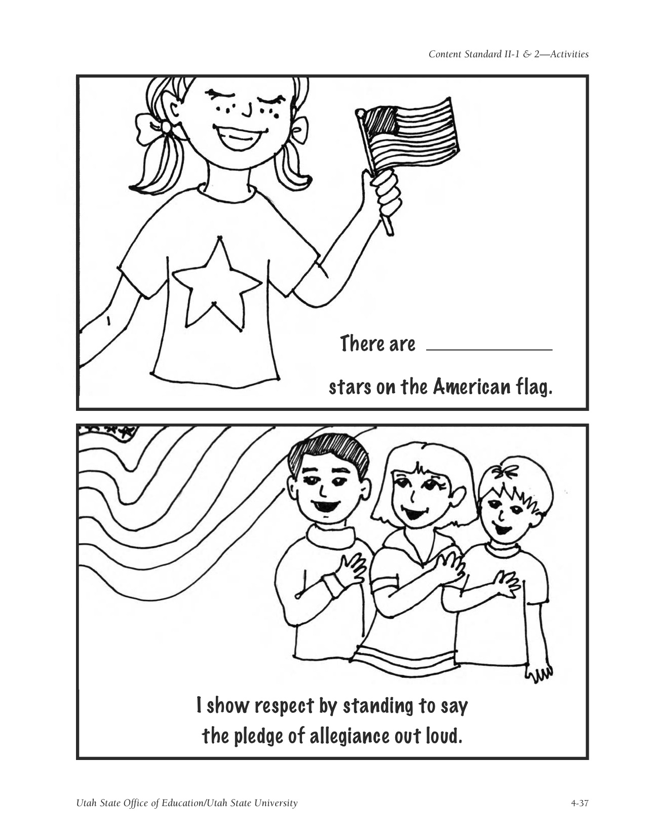 The Pledge Of Allegiance Kindergarten Nana The Pledge Of Allegiance Kindergarten Nana