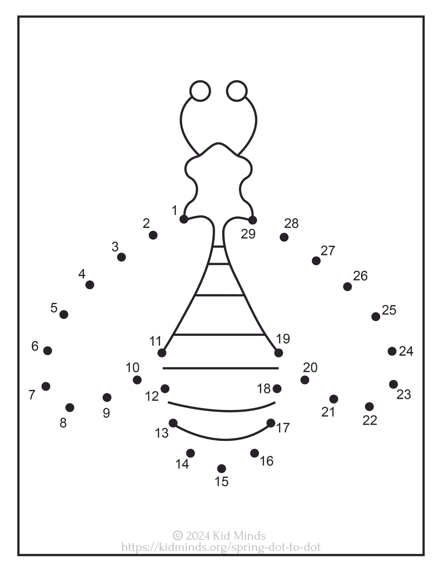The Ultimate Collection Of Spring Inspired Dot to Dot Pages KidMinds