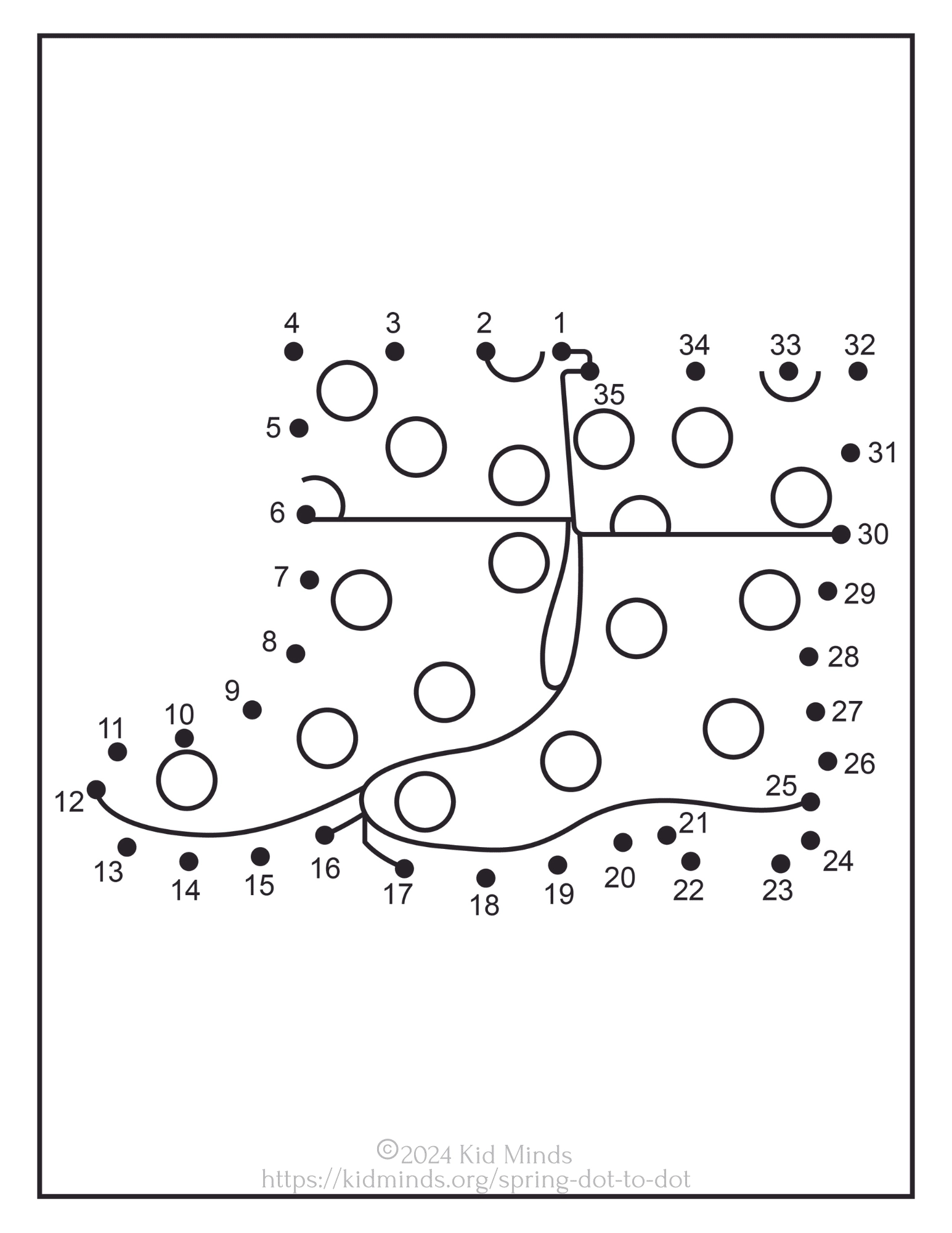 The Ultimate Collection Of Spring Inspired Dot to Dot Pages KidMinds The Ultimate Collection Of Spring Inspired Dot to Dot Pages KidMinds