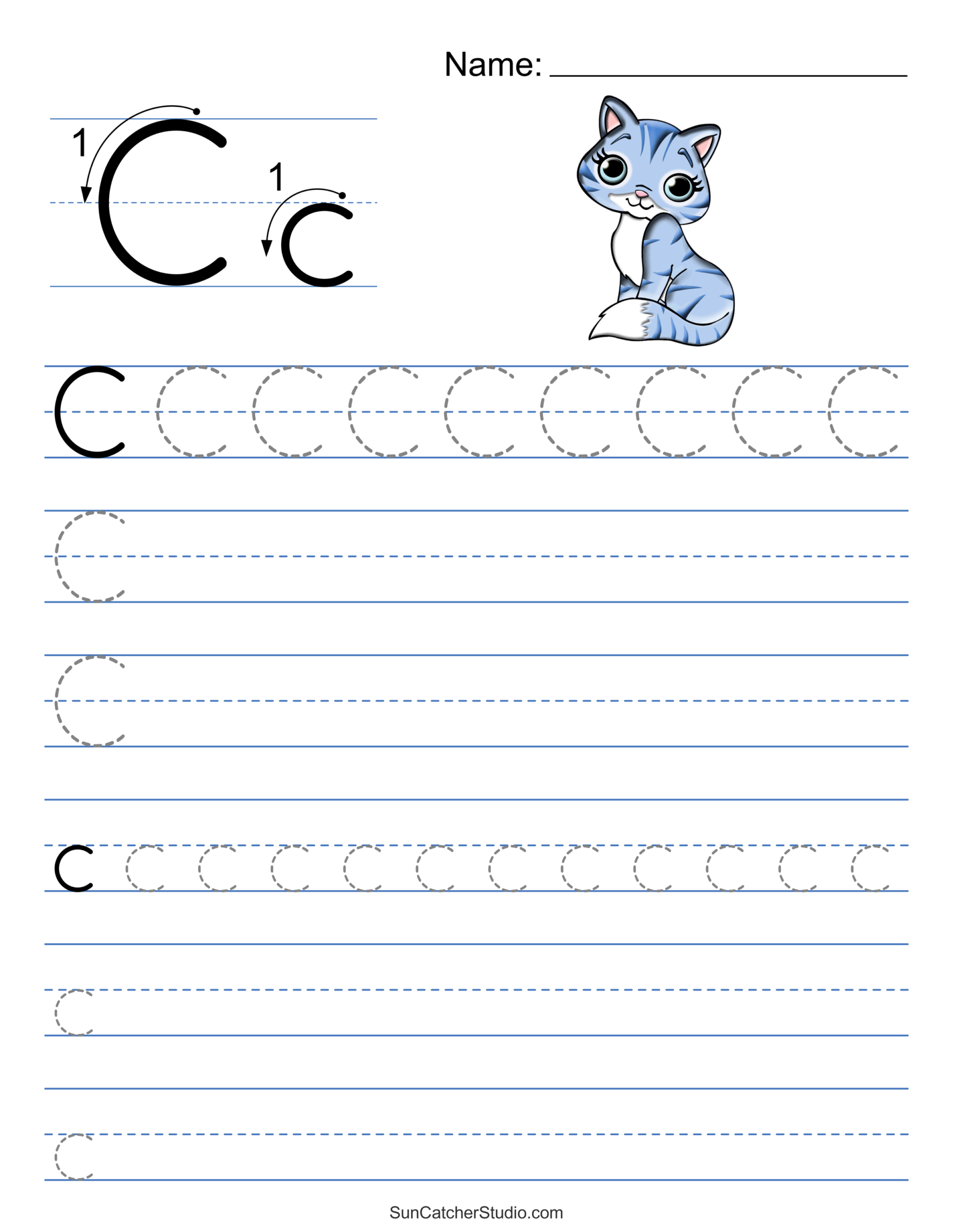 Tracing Alphabet Letters Printable Handwriting Worksheets Free Printables Lettering SVG Files Tools Apps
