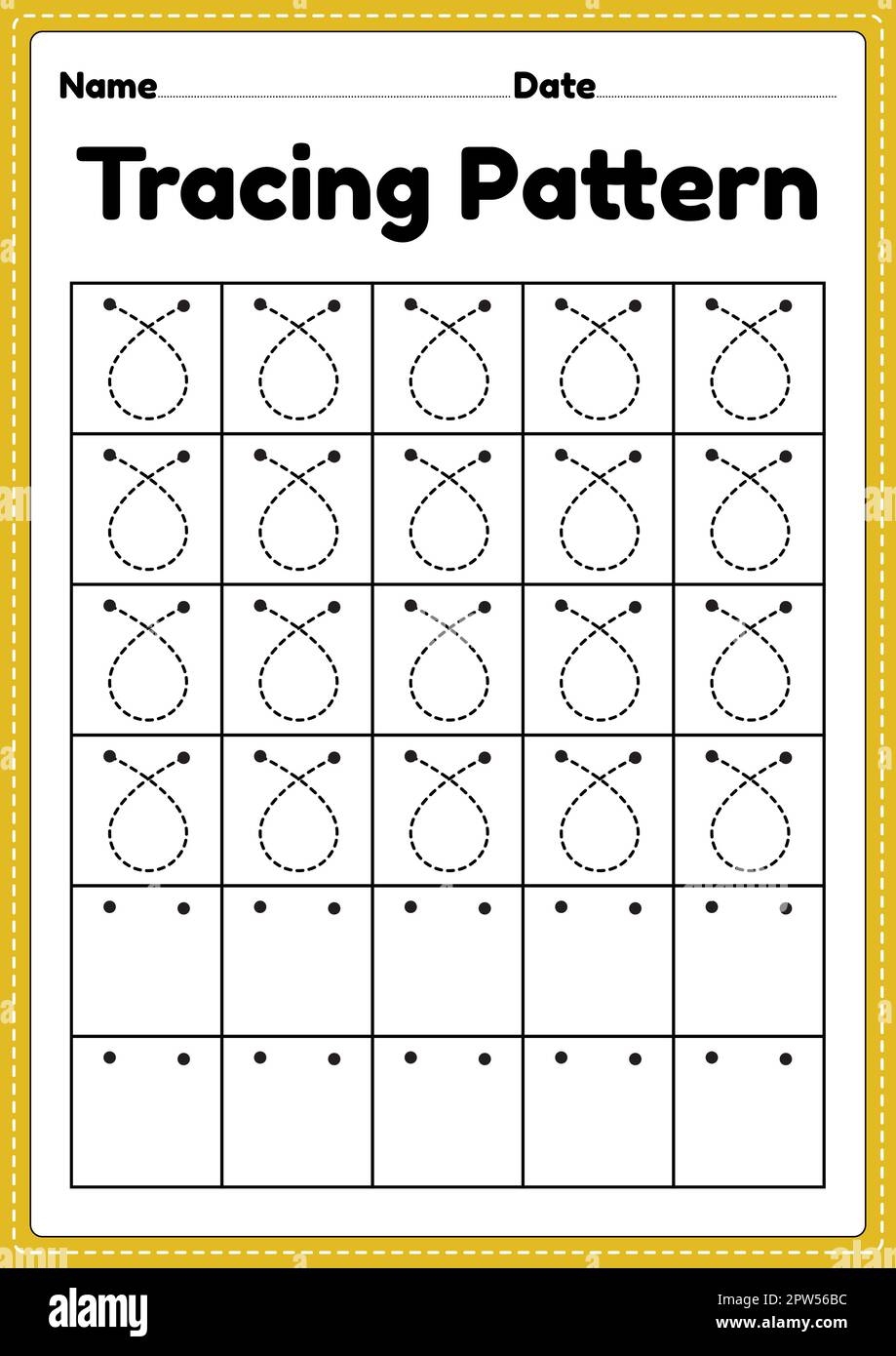 Tracing Pattern Loop Lines Worksheet For Kindergarten Preschool And Montessori School Kids To Improve Handwriting Practice Activities Stock Photo Alamy Tracing Pattern Loop Lines Worksheet For Kindergarten Preschool And Montessori School Kids To Improve Handwriting Practice Activities Stock Photo Alamy