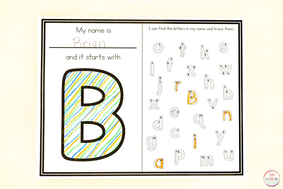 Tracing The Letters In My Name Worksheets Tracing The Letters In My Name Worksheets