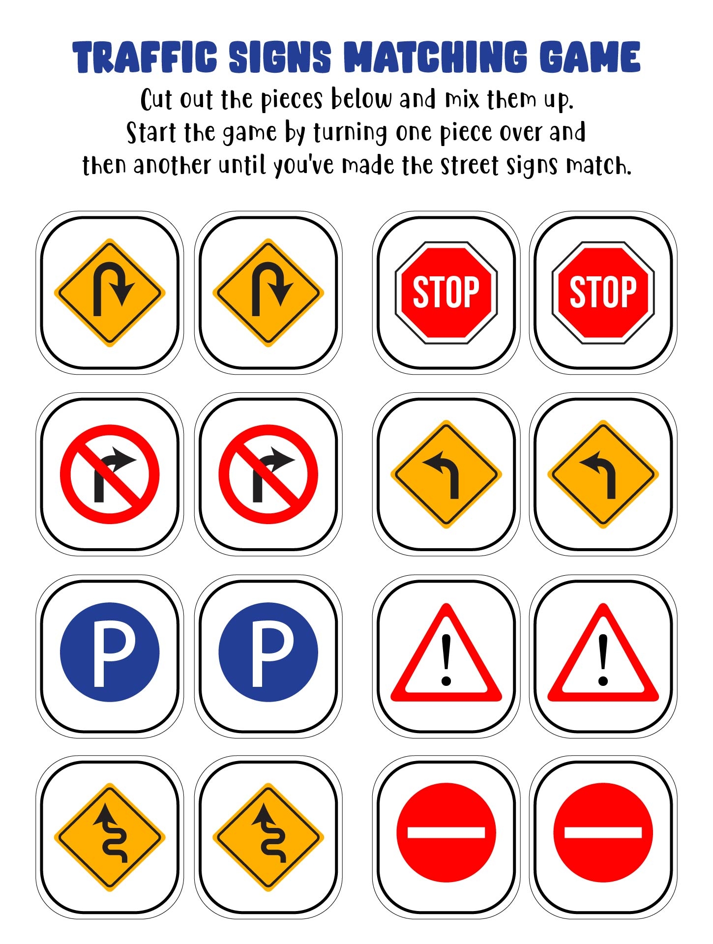 Traffic Sign For Preschoolers 12 Free PDF Printables Printablee Traffic Sign For Preschoolers 12 Free PDF Printables Printablee