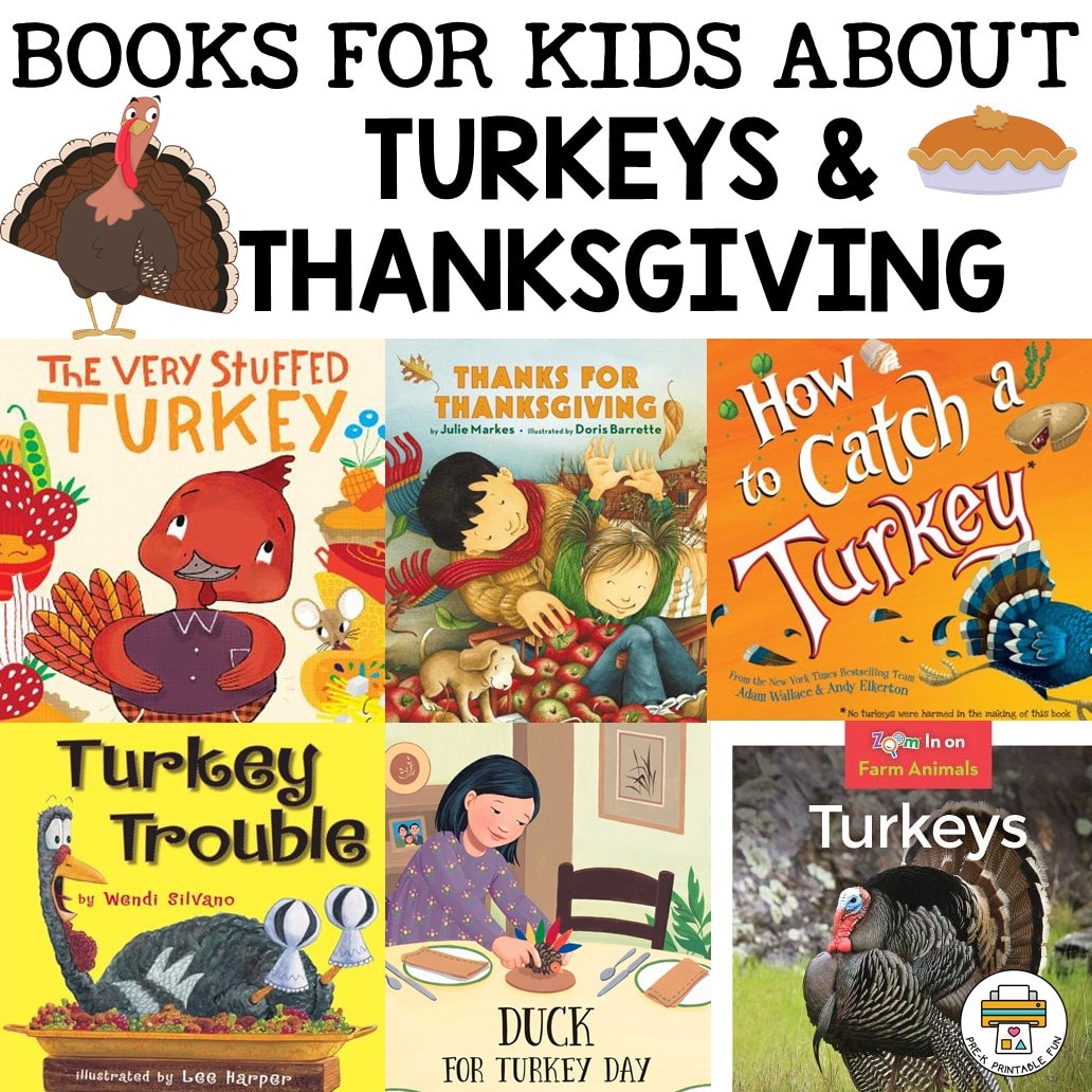 Turkey And Thanksgiving Book Picks For Preschoolers Pre K Printable Fun