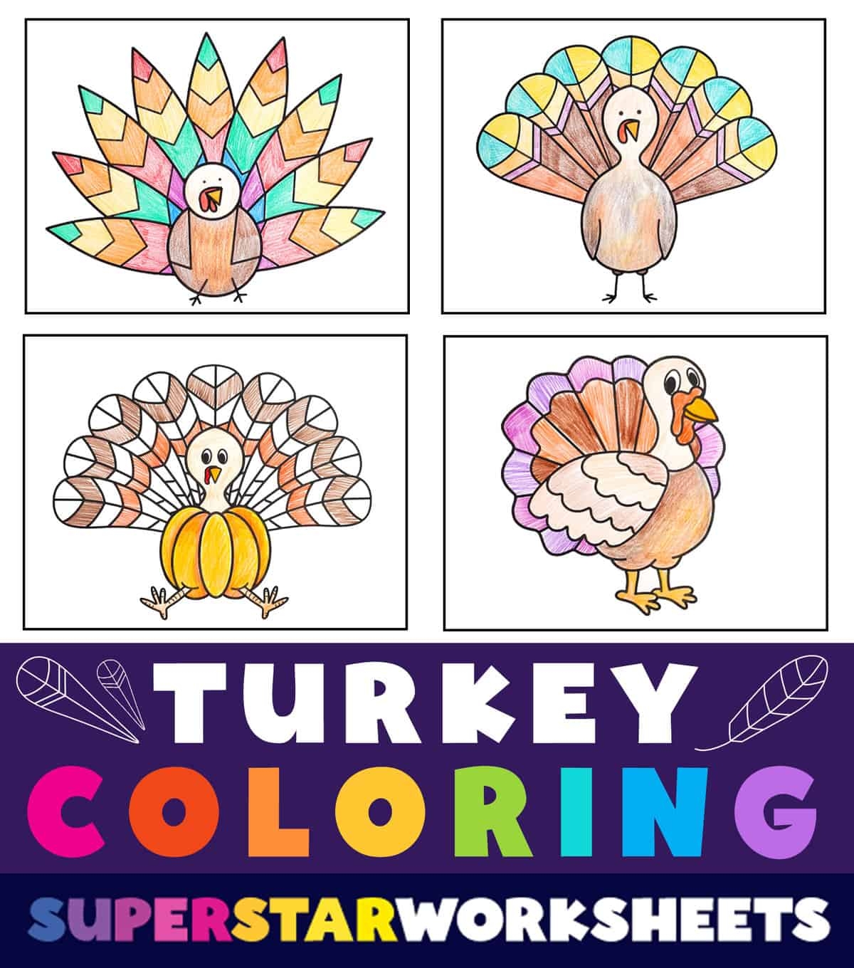 Turkey Coloring Pages Free Printables Superstar Worksheets Turkey Coloring Pages Free Printables Superstar Worksheets