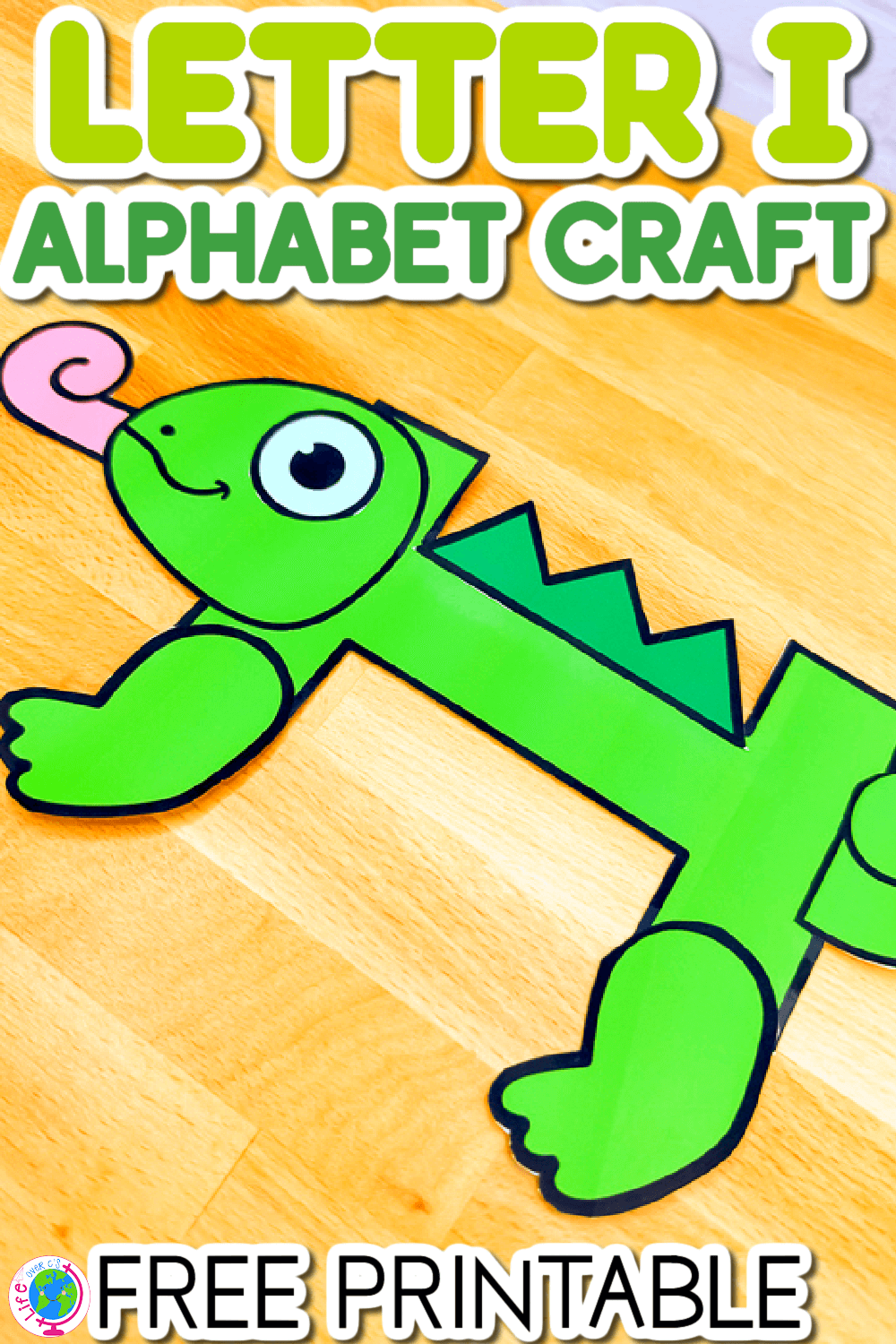 Uppercase Letter I Craft Free Printable Template Uppercase Letter I Craft Free Printable Template