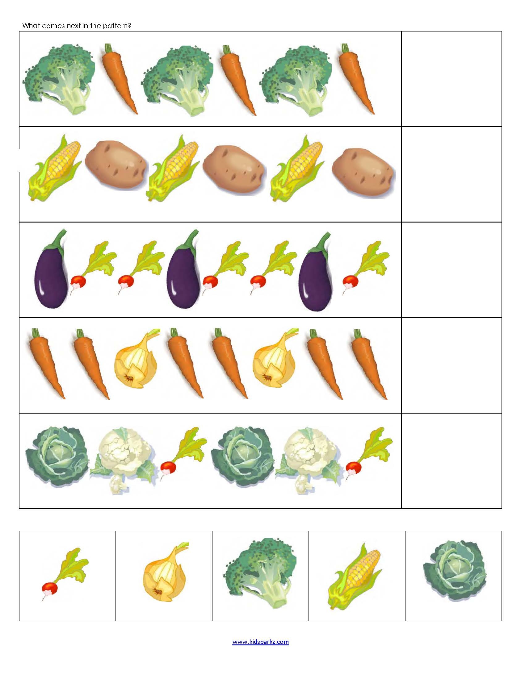 Vegetables Theme Activities And Printables For Preschool And Kindergarten KIDSPARKZ Vegetables Theme Activities And Printables For Preschool And Kindergarten KIDSPARKZ