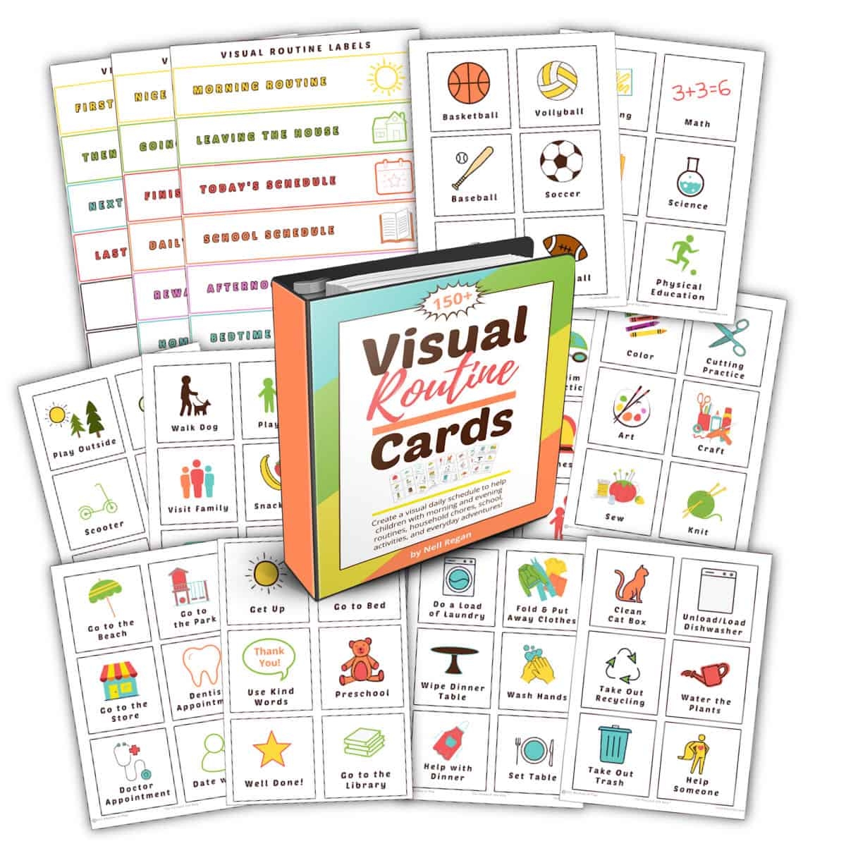 Visual Routine Cards Rhythms Of Play Visual Routine Cards Rhythms Of Play