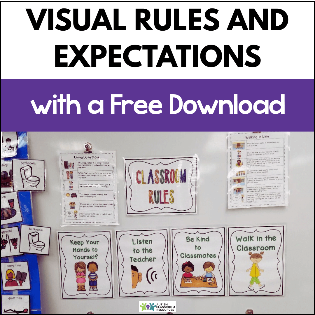 Visual Rules And Expectations FREEBIE Autism Classroom Resources Visual Rules And Expectations FREEBIE Autism Classroom Resources