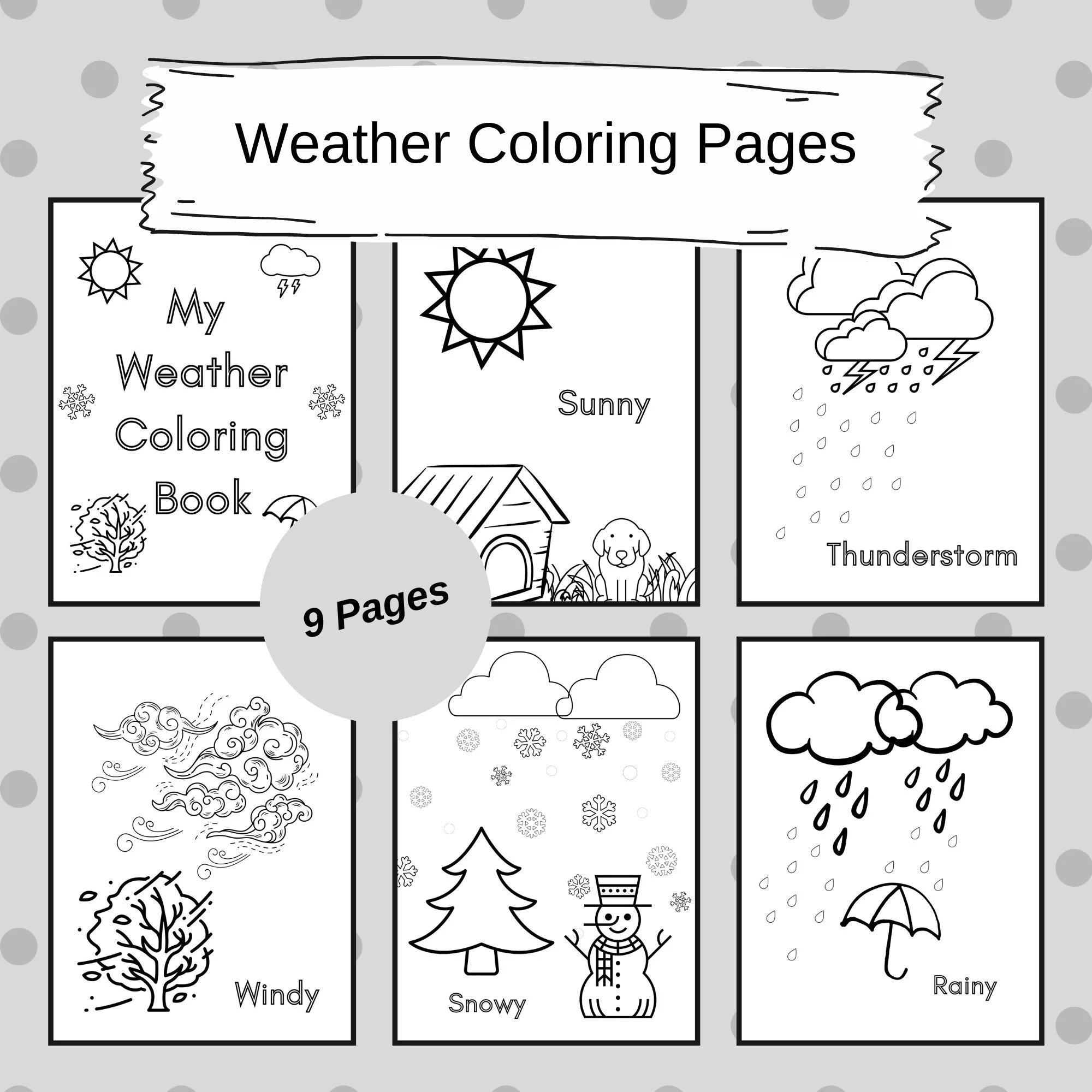 Weather Coloring Pages For Kids Printable Coloring Sheets Toddler Activity Book Weather Activity Pages Printable Coloring For Kids Etsy Weather Coloring Pages For Kids Printable Coloring Sheets Toddler Activity Book Weather Activity Pages Printable Coloring For Kids Etsy