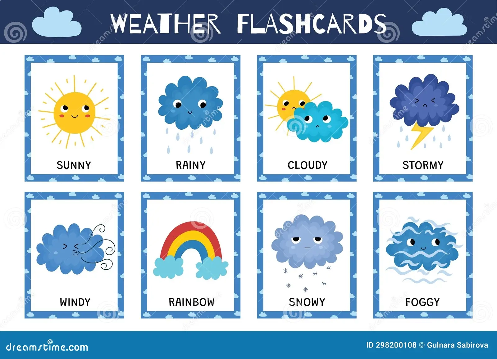 Weather Flashcards Stock Illustrations 34 Weather Flashcards Stock Illustrations Vectors Clipart Dreamstime