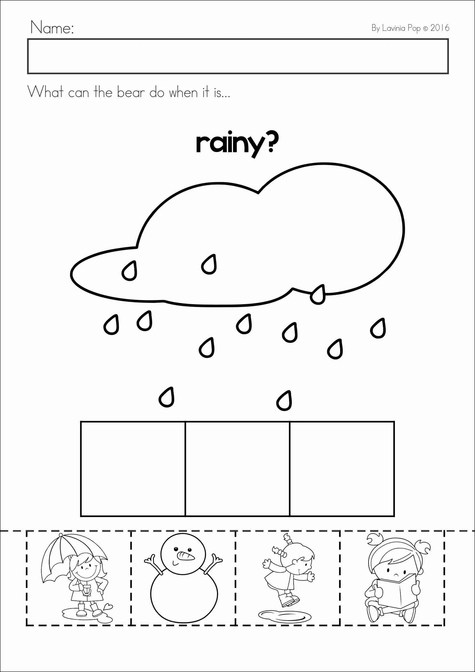 Weather For Preschool And Kindergarten