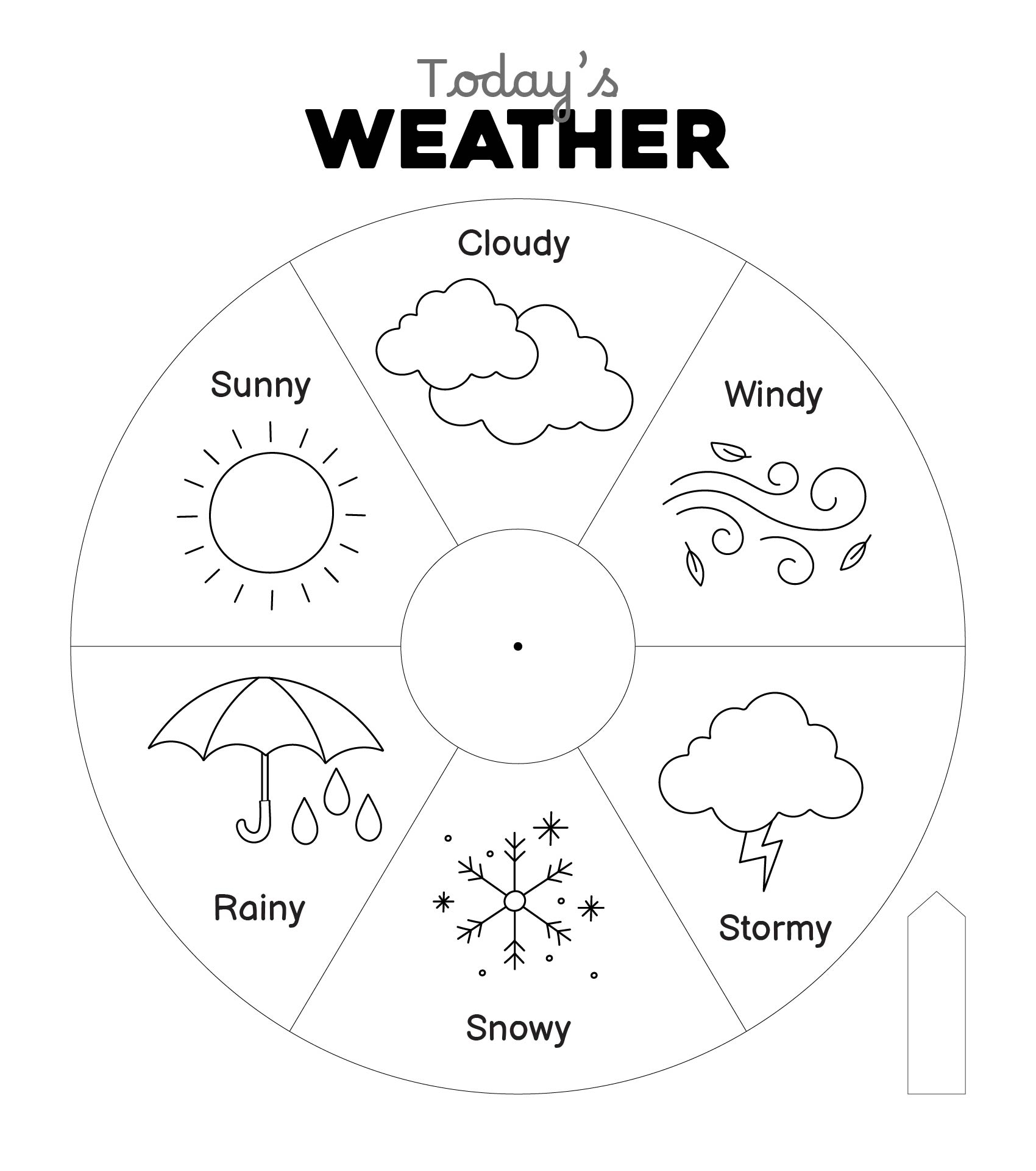 Weather Wheel 10 Free PDF Printables Printablee