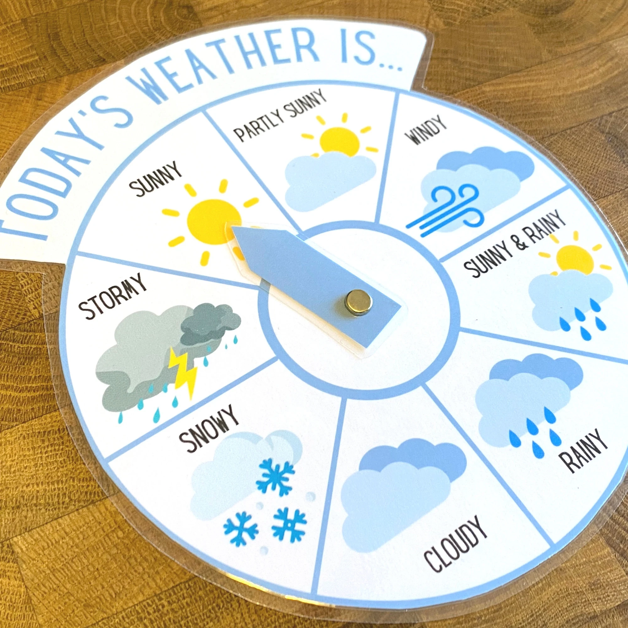 Weather Wheel Printable Montessori Learning Poster digital Download Etsy Weather Wheel Printable Montessori Learning Poster digital Download Etsy