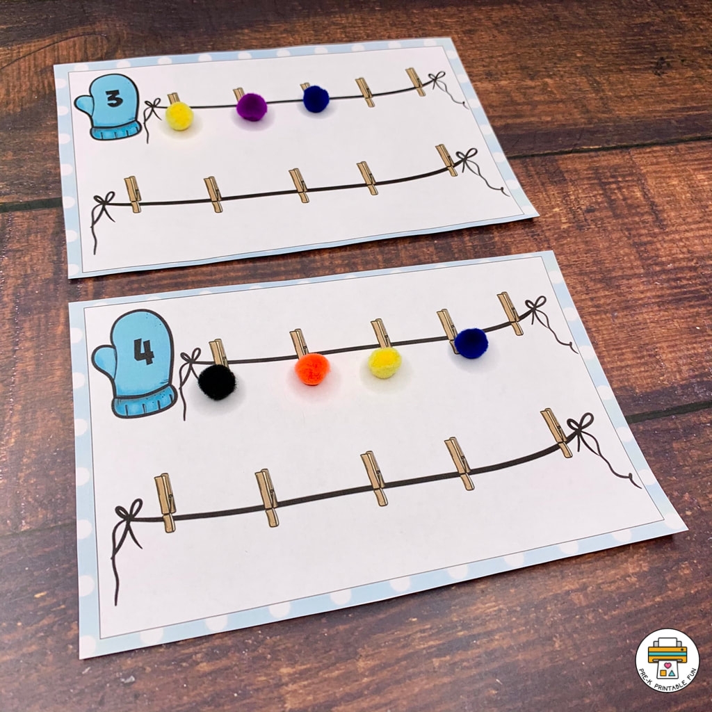 Winter Clothes Preschool Activities