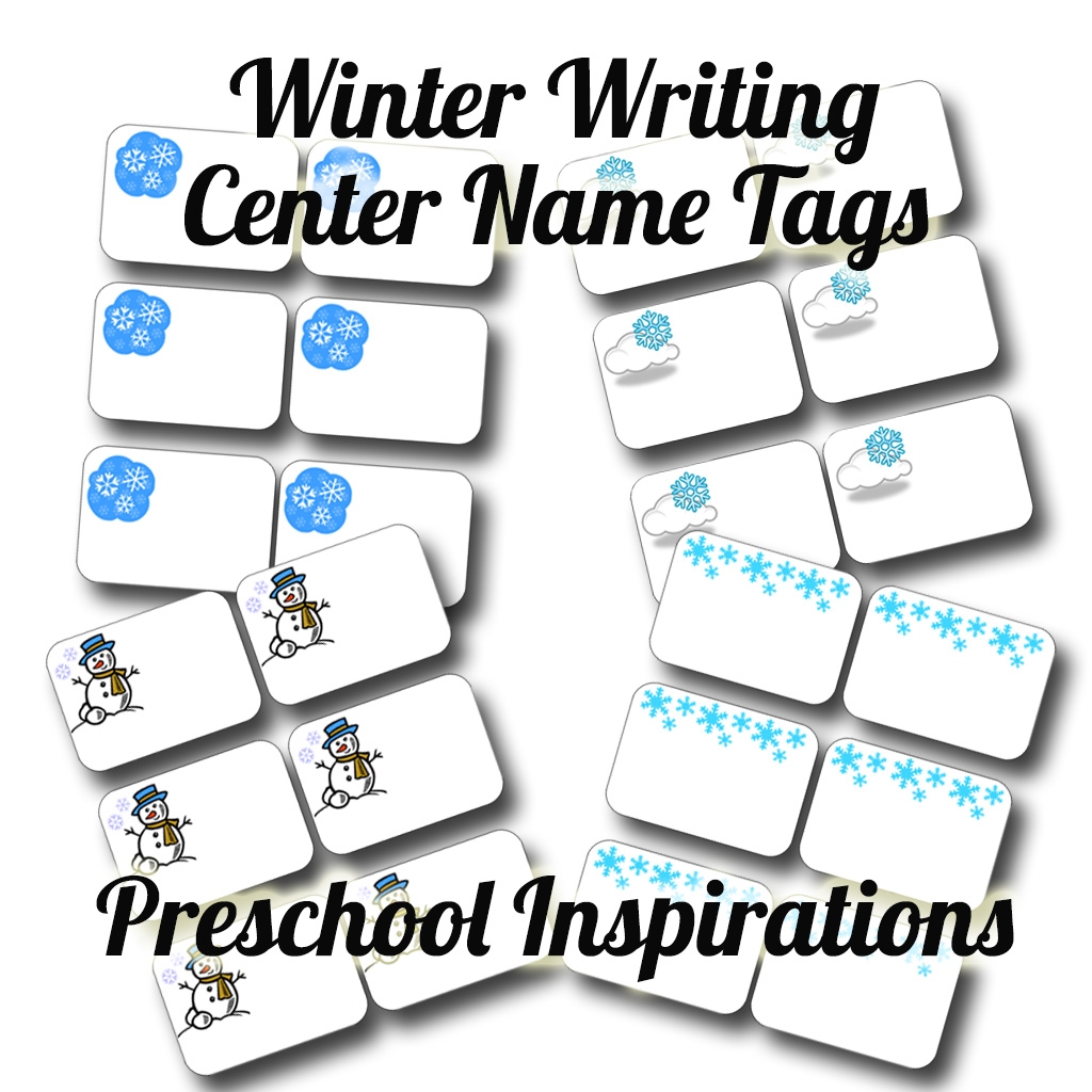 Winter Writing Center Name Tags Preschool Inspirations Winter Writing Center Name Tags Preschool Inspirations