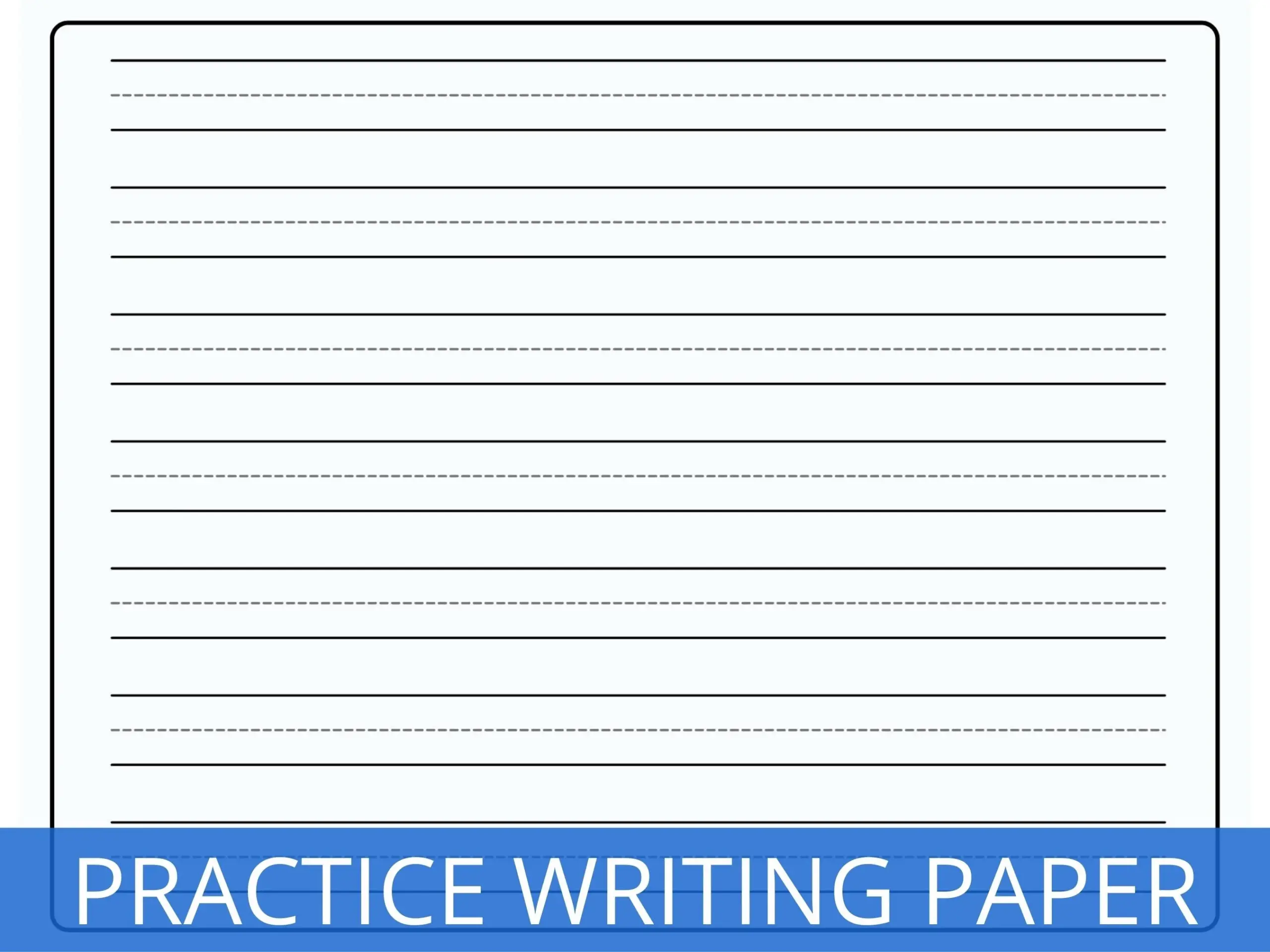 Writing Practice Paper Kindergarten Writing Paper Learning How To Print Sheets Lined Paper Handwriting Paper Kids Writing Paper Etsy Writing Practice Paper Kindergarten Writing Paper Learning How To Print Sheets Lined Paper Handwriting Paper Kids Writing Paper Etsy