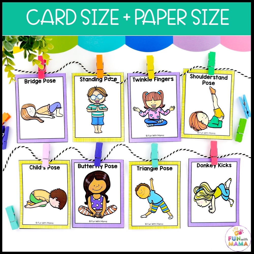 Yoga Cards For Kids Great For Brain Breaks Fun With Mama