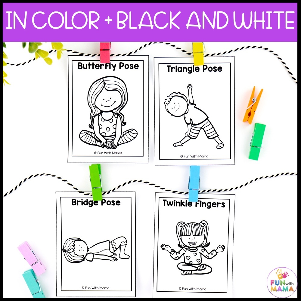 Yoga Cards For Kids Great For Brain Breaks Fun With Mama